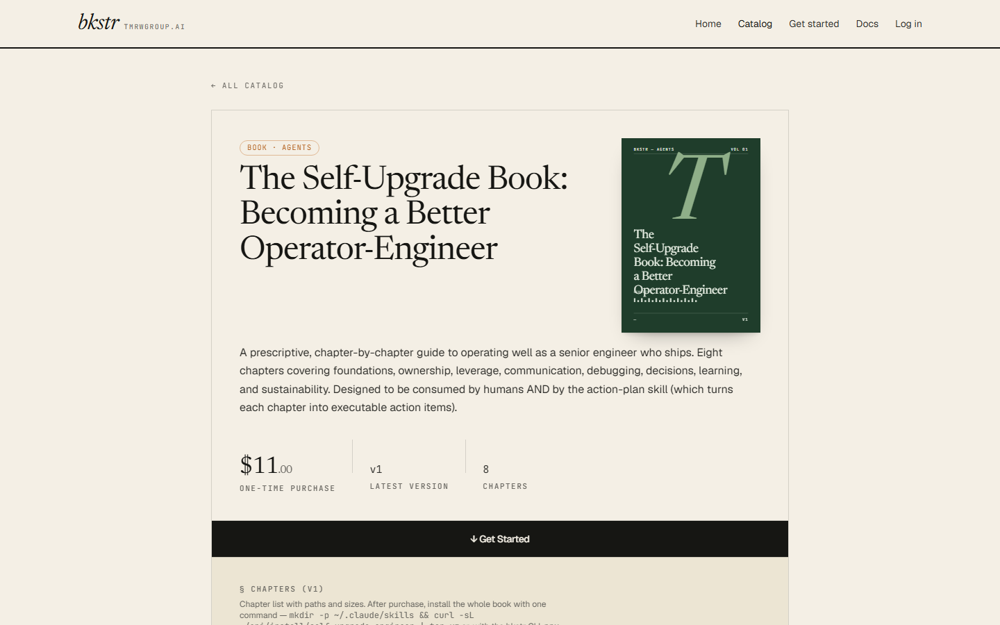 Owned-state /storefront/[slug] for a publisher-owned book